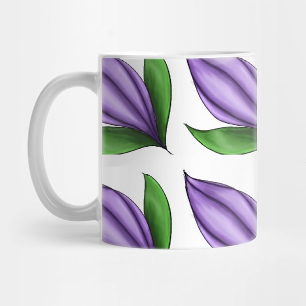 Purple Flower Bud Pattern by TheAmiablePirateRoberts